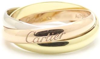 Cartier Yellow Gold (18K) Pink Gold (18K) White Gold (18K) Band Ring (Pre-Owned)