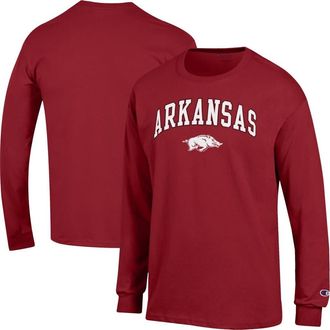Champion Mens Champion Cardinal Arkansas Razorbacks Arch Over Logo Long Sleeve T-Shirt at Nordstrom, Size Xx-Large