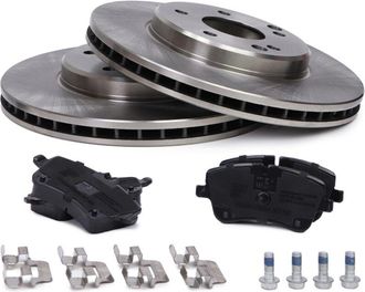 OEM Juego De Discos Y Pastillas De Freno Delantero Mercedes-benz Clase C