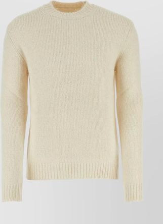 Jil Sander alpaca blend crew neck sweater