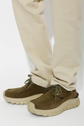 Moncler Trailgrip Wallabee GTX Shoes, Mens, Green