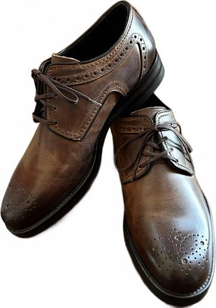 Martin Dingman Mens Campania Dress Shoes In Bourbon