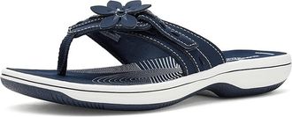 Clarks Breeze Opal Womens Sandals Navy Synthetic : 11 B - Medium