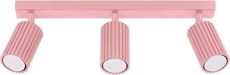 Sollux Lighting Plafone rosa aluminio alt. 16.5 cm