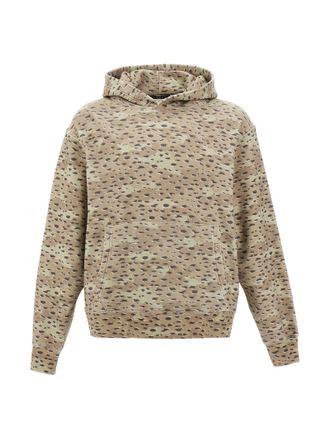 Stampd Mens Felpa Con Cappuccio Camo Leopard