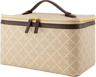 By Malene Birger Womens Bae Beauty Vanity Case - By Malene Birger Synthetic Beige Accessories Vanity-Case