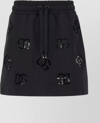 Dolce & Gabbana sequin embellished mini skirt
