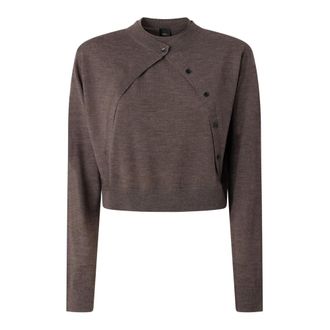 Pinko Pinko - Cardigans - Dames - Truien - Bruin - Maat: L