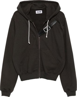 Magliano Belt-detail Zip-up Hoodie