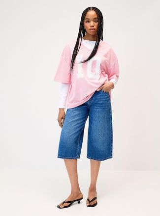 Twik Womens Number loose-fit jersey T-shirt