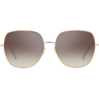 Kate Spade New York charli 59mm gradient square sunglasses in 0Au2-Nq at Nordstrom Rack