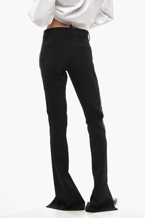 Dsquared2 Pantaloni a Tinta unita con Maxi Zip Laterali Dsquared2