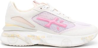 Premiata Moerun distressed sneakers - women - Suede - 36 - Neutrals