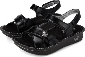 Alegria Kelsi Womens Sandals Black Sapphire : EU 40 (US Womens 9.5-10) Regular, Leather
