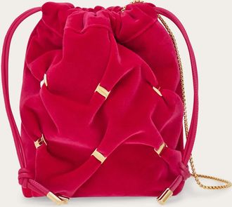 Ferragamo Women Vara Bow mini bucket bag Pink