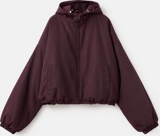 Mango Giacca oversize cappuccio granato - Donna - XS - MANGO