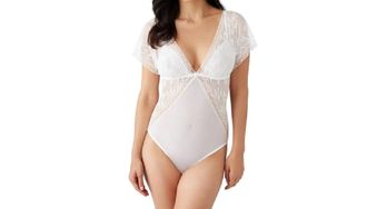 Wacoal Lifted In Luxury Bodysuit In Egret