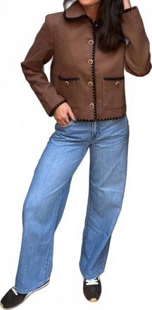 Hidden Jeans Nori 31 Inseam Mid Rise Wide Leg Jean In Light Blue