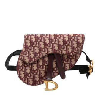 Dior Pre-owned Vintage Sling Bag - Dames - Pre-owned - Rood - Maat: ONE Size Leer