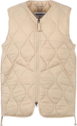 Sebago Plymouth Gilet - Heren - Bodywarmers - Beige - XL - Polyester - Jassen