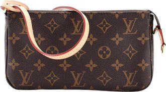 Louis Vuitton Chain Pochette Accessoires Nm Monogram Canvas (Authentic Pre- Loved)