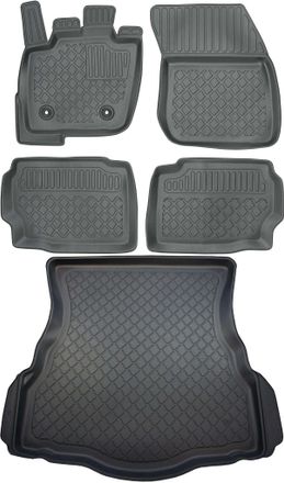 OEM Juego De Alfombrillas Para Coche Y Maletero Para Ford Mondeo V Liftback Desde Enero De 2015