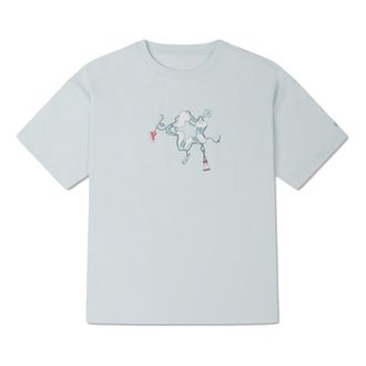 Converse (WMNS) Converse Nautical Tee Asia Sizing Ocean Blue 10025880-A03