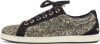 Jimmy Choo London Sneakers con dettaglio glitter - Oro