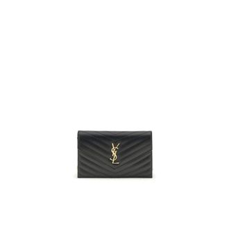 Saint Laurent Dames, Accessoires, Zwart, Maat: ONE Size Leer