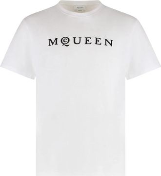 Alexander McQueen Klassiek Nero T-shirt voor heren - Heren - T-shirts - Wit - XL - Tops