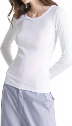 Le Mont St Michel Taratata Light Top In White