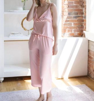 Mersea Moon Dancer Pj Pant In Pink