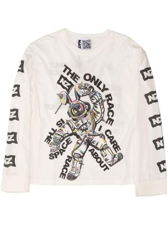 Natasha Zinko T-shirt con stampa - Bianco