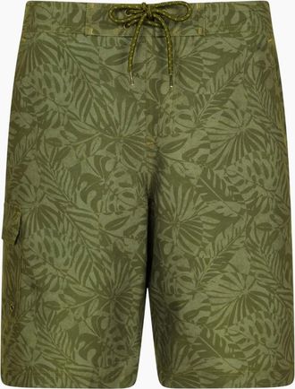 Mountain Warehouse Mens Mountain Warehouse Mens Ocean Tropical Board Shorts - Green - Size: 35/34/32