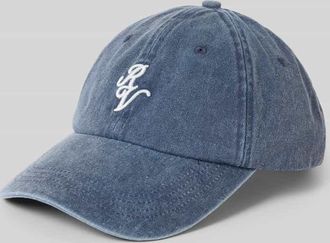 Review Basecap in Denim-Optik in Rauchblau, Größe 1