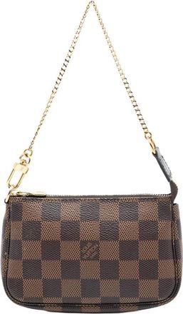 Louis Vuitton Pre-owned Mini Bags, female, Brown, Size: ONE SIZE Pre-owned Chain Handle Bag