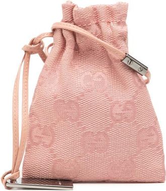 Gucci Pre-owned Gucci Mini GG Canvas Drawstring Pouch Ladies 998K2TSH5HJY21X5