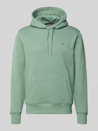 GANT Regular Fit Hoodie aus Baumwoll-Mix in Mint, Gr&ouml;&szlig;e XXXL