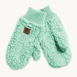 Turtle Fur High Pile Fleece Freestyle Mittens in Mint Crush at Nordstrom