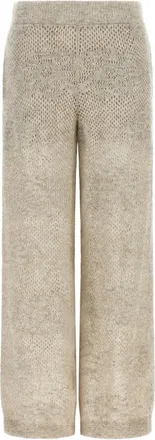 Brunello Cucinelli Beige Relaxed Elasticated Pants