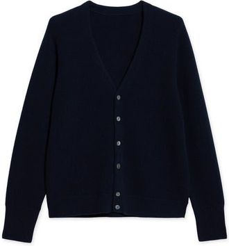 Fortela Alfa Cashmere Cardigan in Navy Blue at Nordstrom, Size X-Large