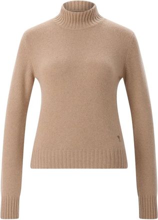 Ami Truien & Vesten, Dames, Beige, XS, Wol, Turtleneck Trui