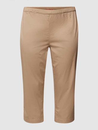 Marina Rinaldi PLUS SIZE Caprihose mit elastischem Bund Modell RECOARO in Beige, Gr&ouml;&szlig;e 42