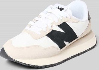 New Balance Sneaker aus Leder mit Label-Details Modell 237 in Offwhite, Gr&ouml;&szlig;e 37,5