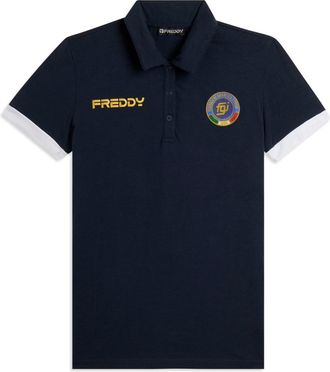 Freddy Polo Donna Italia FGI in Jersey di Cotone Elasticizzato