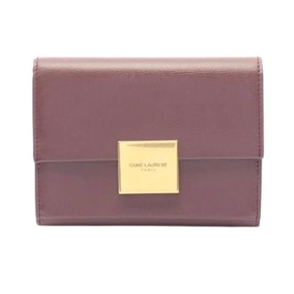 Saint Laurent Pre-owned Wallets, female, Red, Size: ONE SIZE Pre-owned Card Case