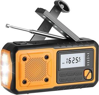 OEM Radio De Emergencia Con Manivela Y Luz Led De Carga Radio Am/fm/sw Dsp