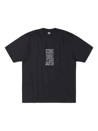 St&uuml;ssy graphic T-shirt - Black