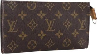 Louis Vuitton Pre-owned Clutches, female, Brown, Size: ONE SIZE Pre-owned Monogram Accessory Pouch