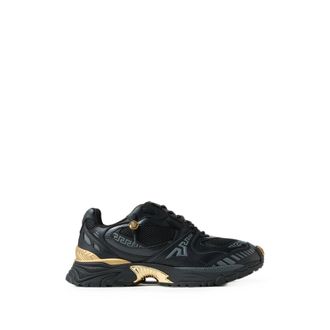 Versace Icaro Mesh & Leather Trainers